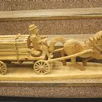 889 5430 WOODEN SCULPTURE